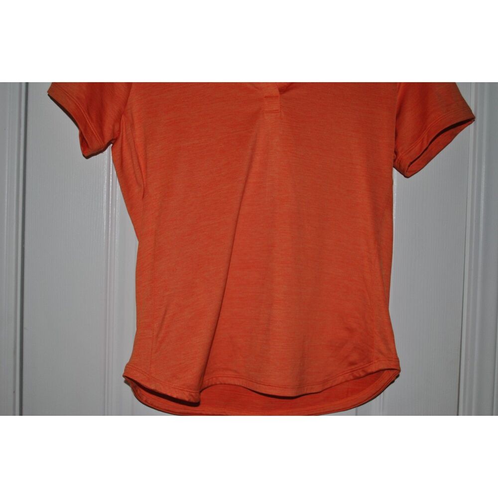 Women's Tommy Bahama Island Zone Orange Polo Shirt size XS